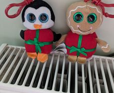 Christmas Beanie boo ornaments