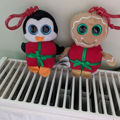 Christmas Beanie boo ornaments