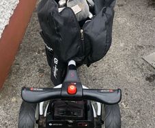 Electric Golf trolley.