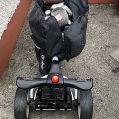 Electric Golf trolley.