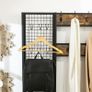 New XXL Metal Hall Tree Coat Rack with Shoe Bench + Grid Wall - FREE P&P Image 7