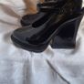 John Rocha Black Patent Shoes Image 5