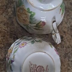 Tea set Minton & Royal Albert.