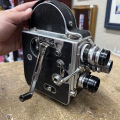 Paillard Bolex H16 Camera w/Lenses Wollensak 25mm 1:1.9 / 1 1:1.5 / 25mm 1:1.6