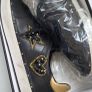 Rebecca Minkoff Michell black and gold leather trainers Sz 41 (Fit 8-8.5UK) - Rrp 195 - BNIB Image 5