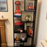 178cm Tall Black Shelf Bookcase Image 2