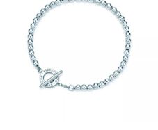 Original Tiffany & Co. Toggle Bead Bracelet in Sterling Silver, 4 mm