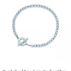 Original Tiffany & Co. Toggle Bead Bracelet in Sterling Silver, 4 mm