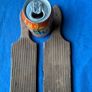Pair of antique ribbed butter pats Image 6