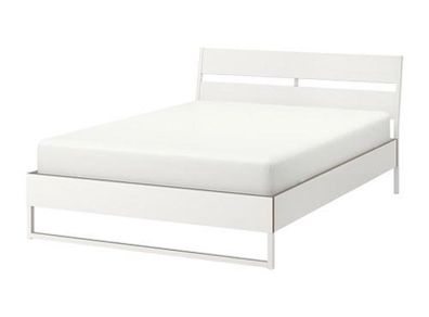 TRYSIL King Size Bed Frame, White, Brand New in Box