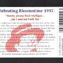 1997 Ireland 100 unit Bloomsday 1997 Callcard (Gemplus GEM1) Call Card Used Image 2