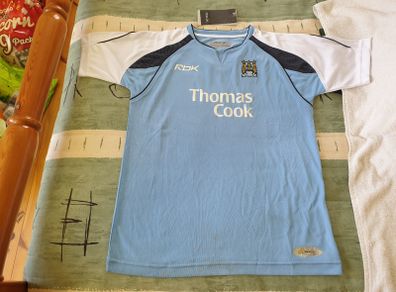 Manchester City Football Club Home Jersey 2006 to 2007 Childrens 11 to 12 Years Old