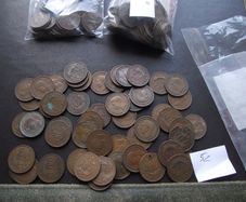 Great Britain. George VI. 50 coins @Half Penny (1937-1952)