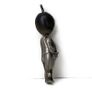 WW1 Silver Wooden 'Fumsup - Touch Wud' Lucky Charm Antique c1914 Image 6