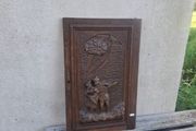 wood sculpted frame  postage possible