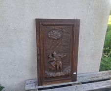 wood sculpted frame  postage possible