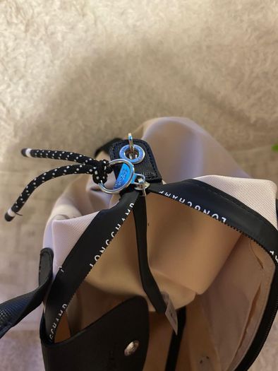 Longchamp le pliage Ebergy bag / light cream / new