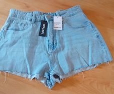 Bohoo Denim Shorts Size 12 New with Tags