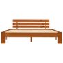 Bed Frame Honey Brown Solid Pine Wood 180x200 cm 6FT Super King Image 4