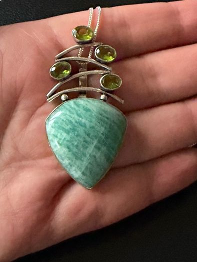 silver necklace