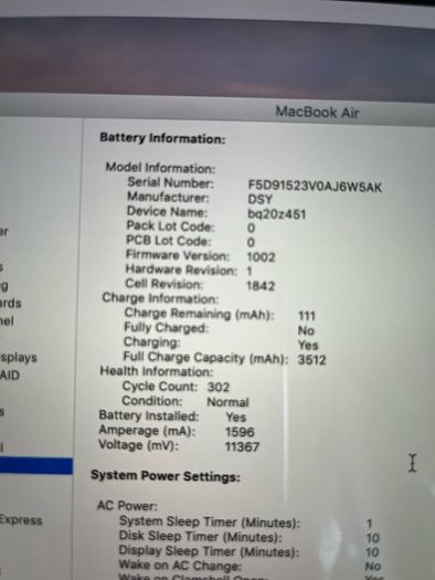 2018 Macbook Air