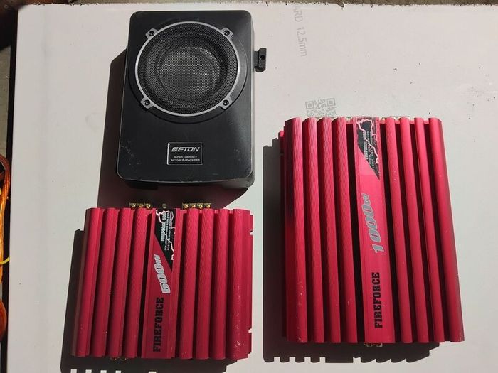 "Car Audio Bundle  Fireforce 1000W Amplifier, Act