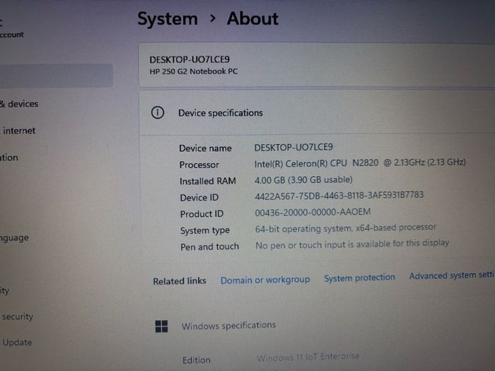 hp 250 g2 new battery