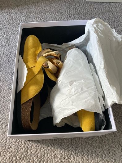 BNIB JW Anderson Suede Chain Mules
