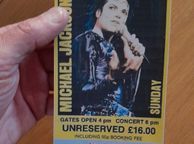 main image for ad Michael Jackson replica concert ticket