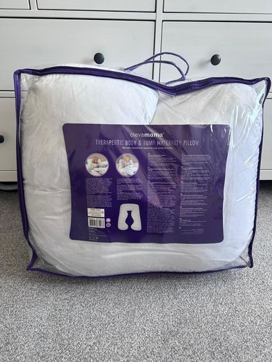 Clevamama Therapeutic Body and Bump Maternity Pillow