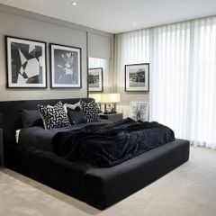 Gas lift super king ottoman bed brand new half price