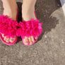 Pink Flip-flops   Size 6 Image 4