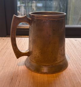 Vintage Pewter Tankard Mug