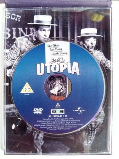 Road To (Singapore, Zanzibar, Morocco, Utopia) Bing Crosby, Dorothy Lamour & Bob Hope (4 Movie Boxset With Artcards) [4xDVD Movies]