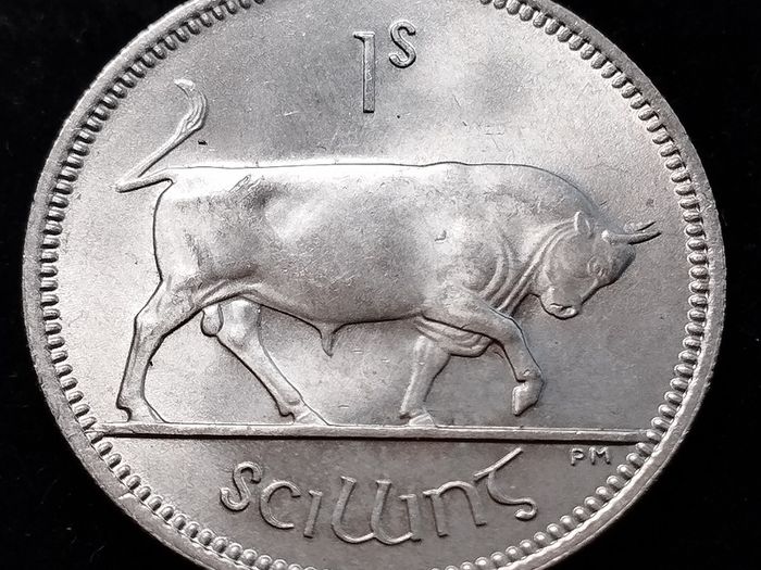 Ireland - 1968 - Shilling - Bull - KM.14a - UNC - [998]