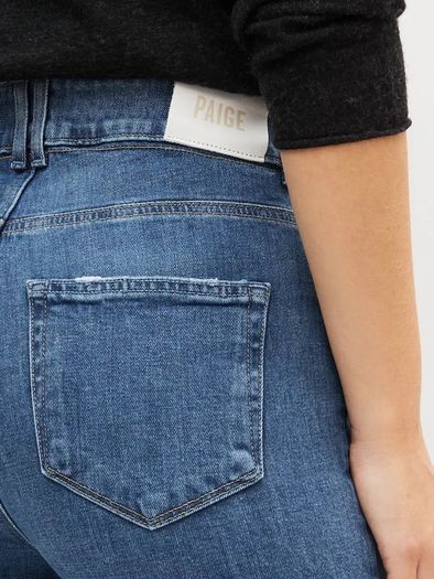 Paige Sasha distressed wide-leg jeans size 24 UK8