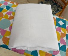 Voile curtain material