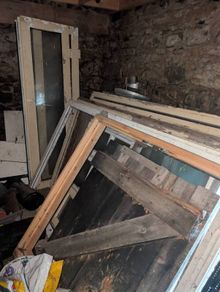 Free old window frames