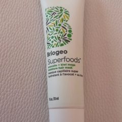 Briogeo superfoods avocado + kiwi mega moisture hair mask 30ml
