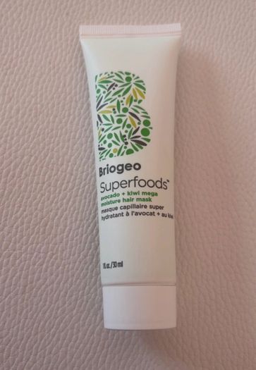 Briogeo superfoods avocado + kiwi mega moisture hair mask 30ml