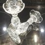 A Pair of Full Lead Crystal Noritake candlesticks Image 7