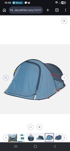 pop up tent decathlon quechua 2 person 2 second tent