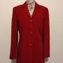 Red Wool Blazer Coat Image 5
