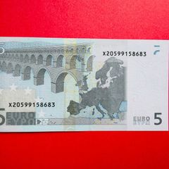 European Union  GERMANY  (  X  ) 5 Euro. 2002. ( JCT ) plate Code  ROO6    Scarce ( Uncirculated )