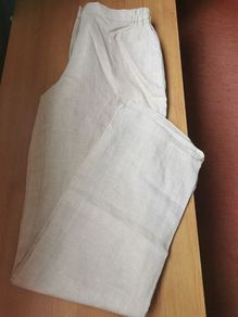 BNWT - Tivoli Beige 100% linen trousers SIZE S