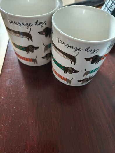 two brand new Dachshund mugs !