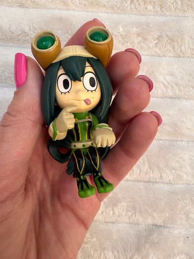 My Hero Academia Tsuyu Asui Chibi Masters Mini-Figure approx. 7cm. Used Please see photos