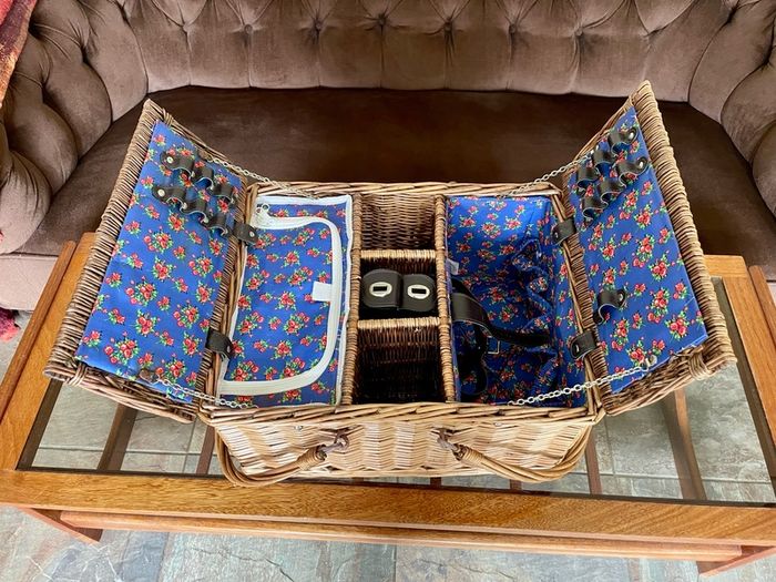 Forest Walk Wicker Picnic Basket