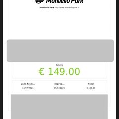 Mondello voucher