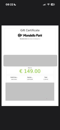 Mondello voucher